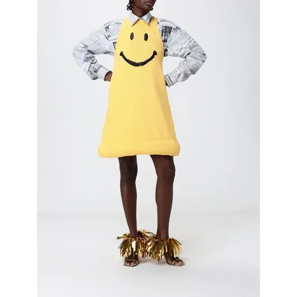 Moschino Couture Dress Woman Yellow - Picture 2 of 4